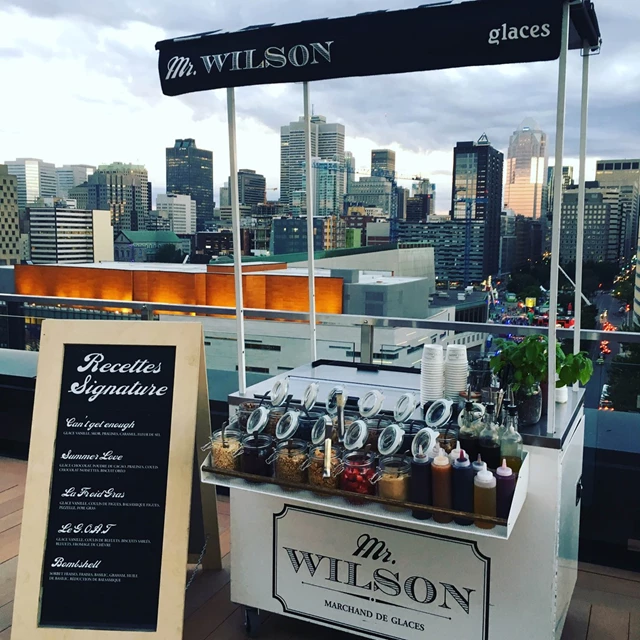 We can set up wherever you want and serve as many guests you want.
