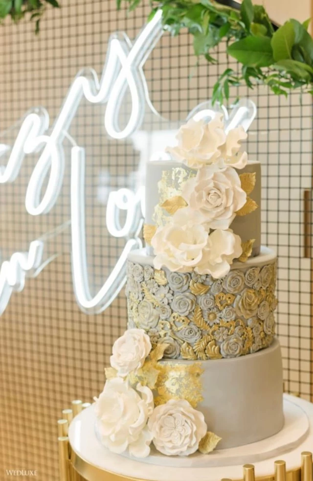 Wedding Cake as featured in Wedluxe