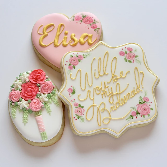The sweetest way to "pop the question" to your maids.