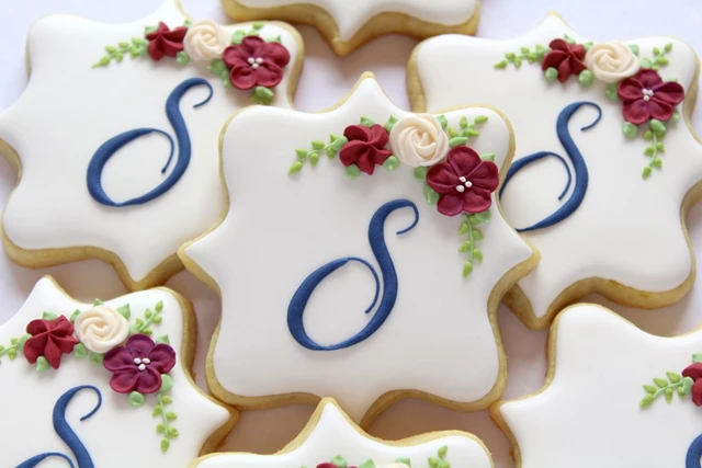 Bridal shower monograms.