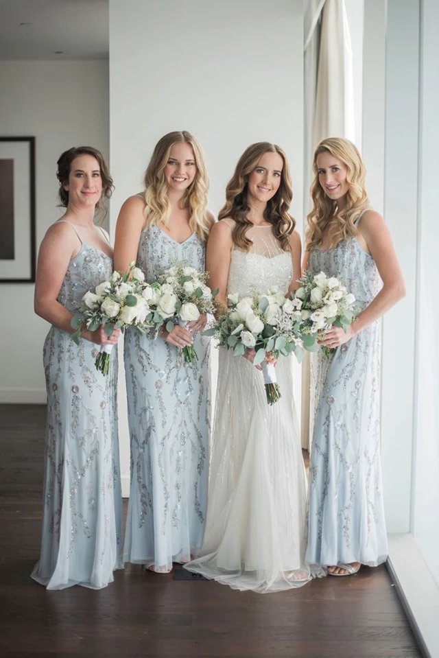Gorgeous bridal party