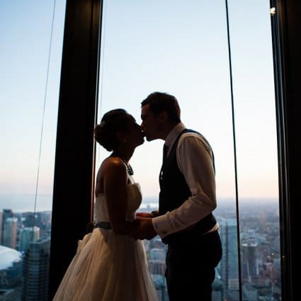 Megan Wappel Designs featured in A Love Story High Above The City at TD Bank Tower