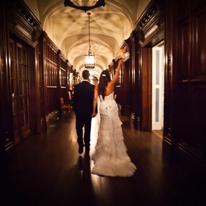 Badgley Mischka featured in Romance At Toronto’s Casa Loma