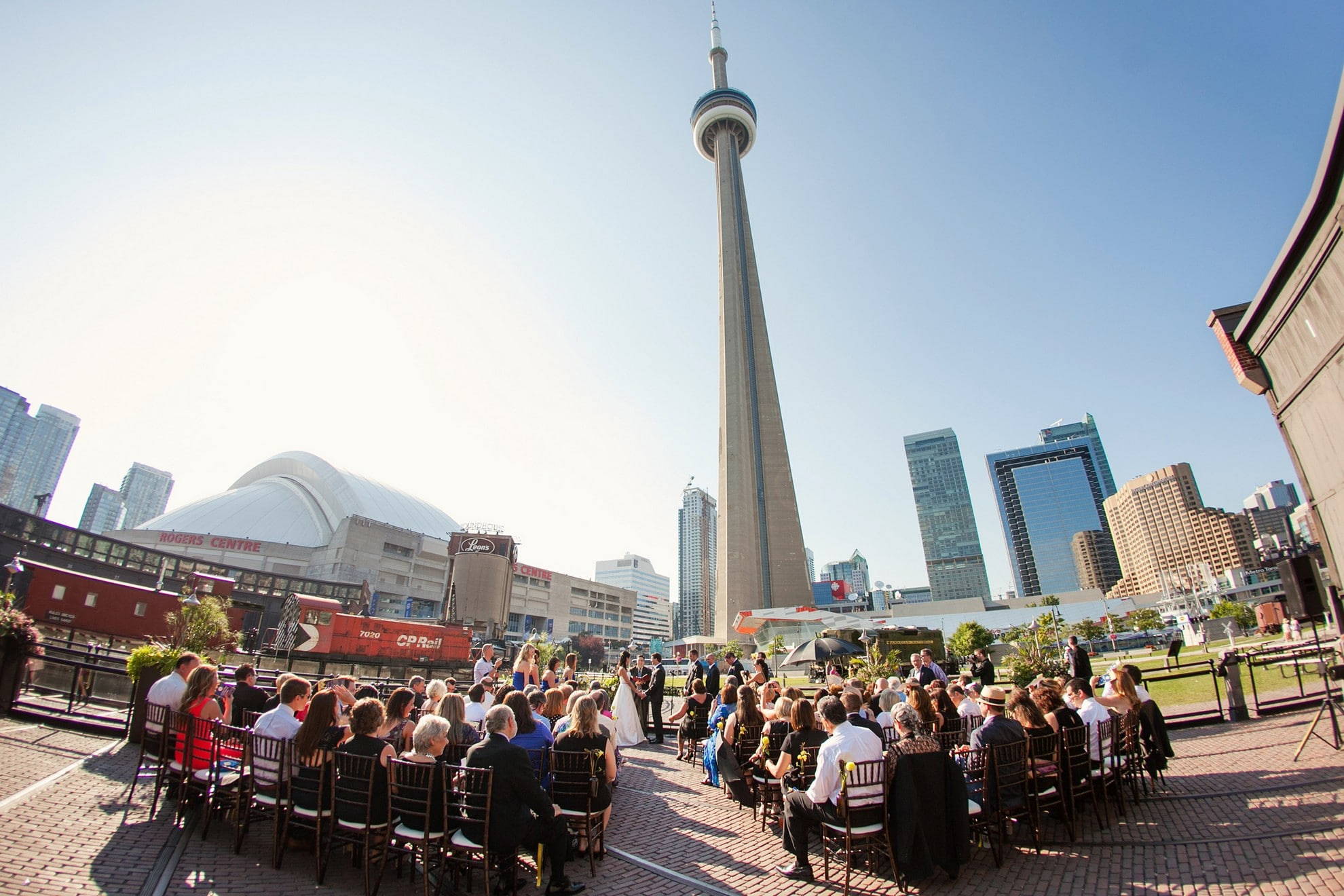 Hero image for Modern, Urban, Romantic Bliss at Steam Whistle Brewery