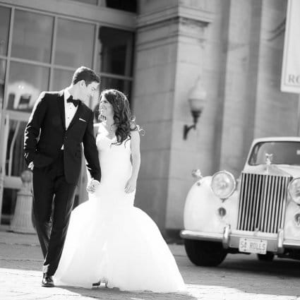 Fuscia Designs featured in Talia & Jon’s Romantic Wedding At Toronto’s Liberty Grand