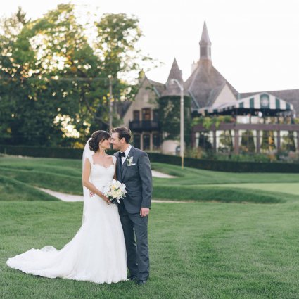 Chair Covers Plus featured in Kristen & Mike’s Wedding At St.George’s Golf & Country Club