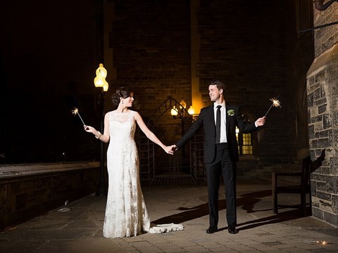 Meaghan & Adam's Winter Wedding At Hart House