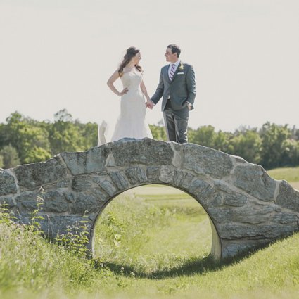 Wooden Sticks Golf Club featured in Kate & Matt’s Wedding at Wooden Sticks