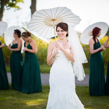 Floral Classics featured in Stephanie & Josh’s Romantic Wedding at Deer Creek