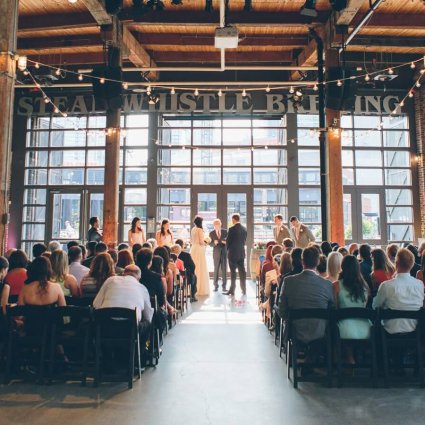 Indie Wedding DJ featured in A Summer Wedding at Steam Whistle Brewery