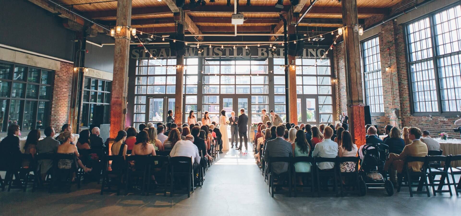 Hero image for A Summer Wedding at Steam Whistle Brewery