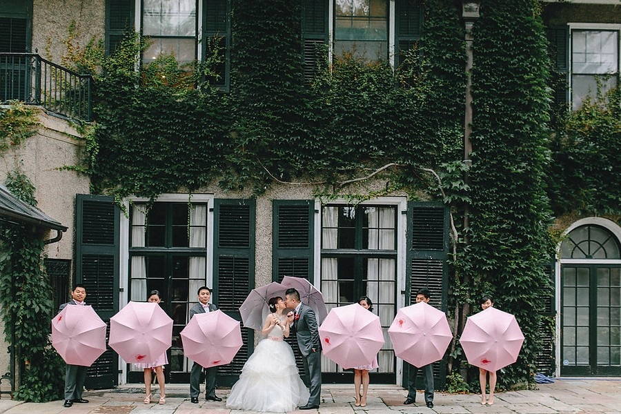 Hero image for Ling & Dave’s Pink, Red and Gold Wedding at Columbus Event Centre