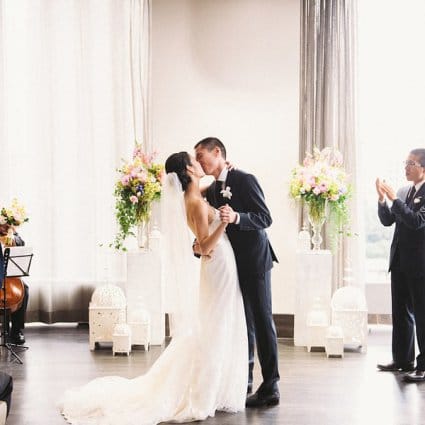 Wedding Compass featured in Jennifer & Benjamin’s Wedding at Arcadian Loft