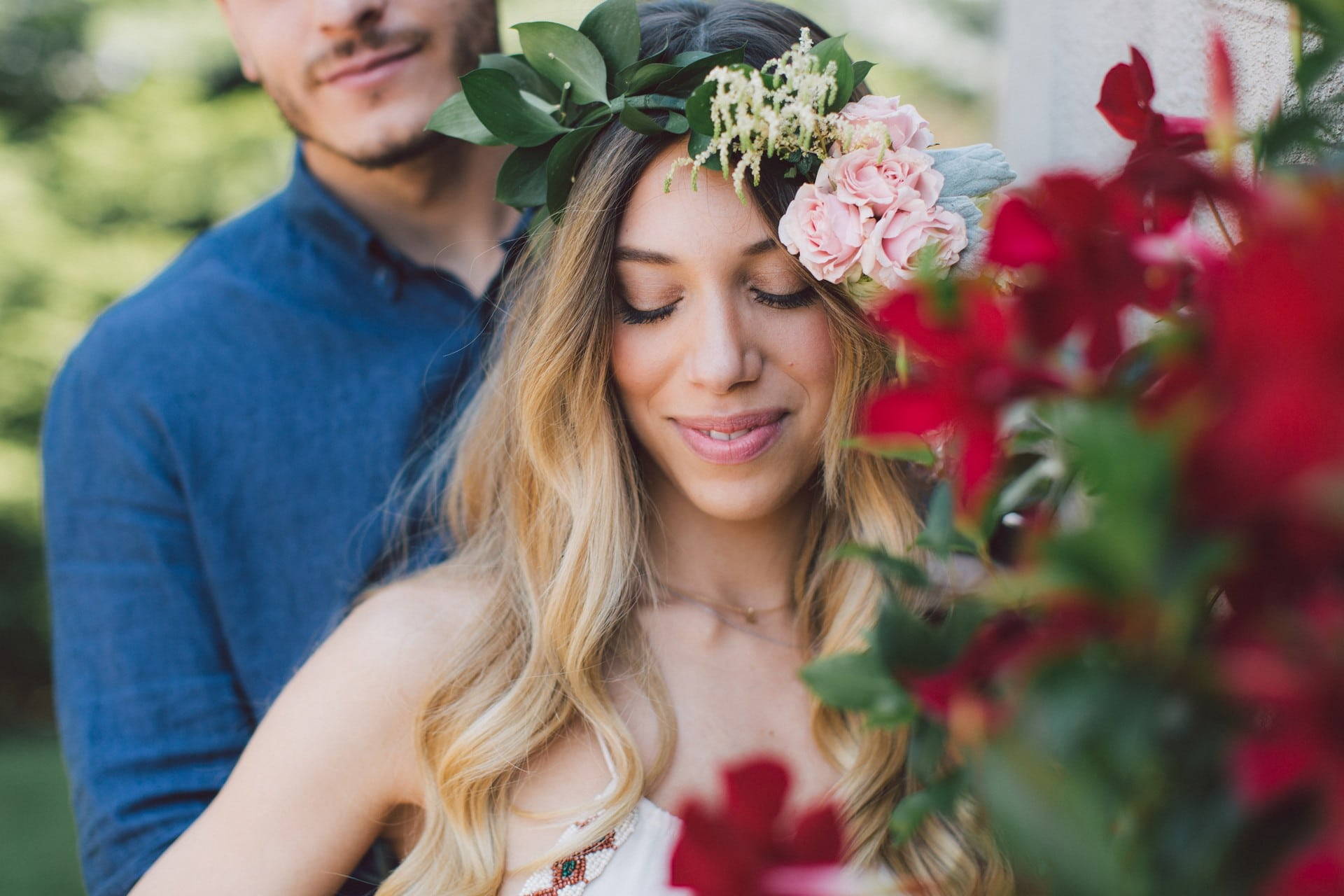 Hero image for Alessia and Luca’s Bohemian Chic Styled Engagement