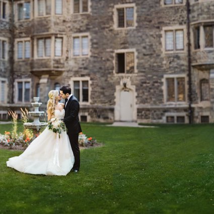 The Lettering Studio featured in Stephanie & Ken’s Liberty Grand Wedding