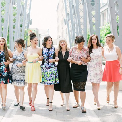 Julia and Julia Bridal featured in A Surprise Styled Bridesmaids Brunch!