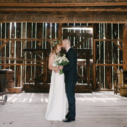 Black Creek Eventspace featured in Melissa and Egan’s Wedding at Black Creek Pioneer Village