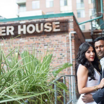 Azure Blue Photo + Cinema featured in Maria & Vivake’s Engagement Session & Bridal Shower