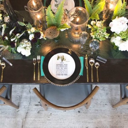 Providore Catering featured in EventSource Style Shoot: Mid-Century Modern Meets Medieval