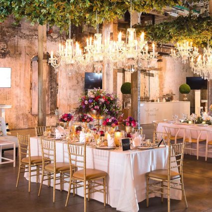 Valencienne Bridal Design featured in An Enchanted Garden-Themed Wedding Open House at The Fermenti…