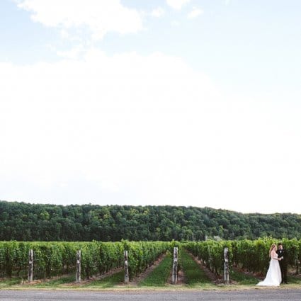 A Brit & A Blonde featured in Miranda and Jonathan’s Outdoor Wedding at The Inn On The Twenty