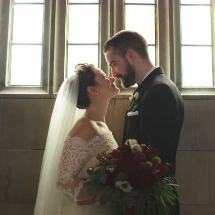 Knox College featured in Melanie and Martyn’s Enchanting Winter Wedding at Knox Colleg…