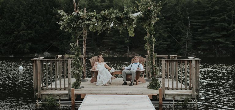Hero image for Maddie and David’s Romantic Cottage Wedding
