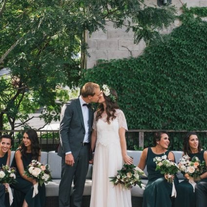 Assaf Friedman featured in Rayna and Bas’ Chic Wedding at Andrew Richard Designs