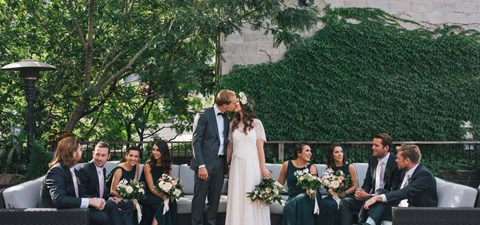 Rayna and Bas' Chic Wedding at Andrew Richard Designs