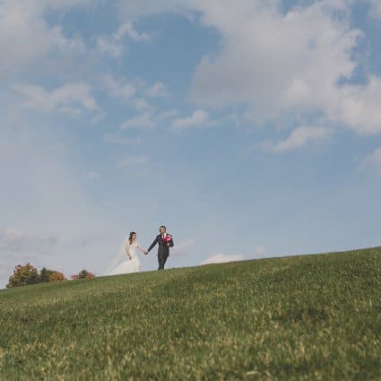 Andrew's Formals featured in Carla and Russel’s Vibrant Wedding at Angus Glen Golf Club