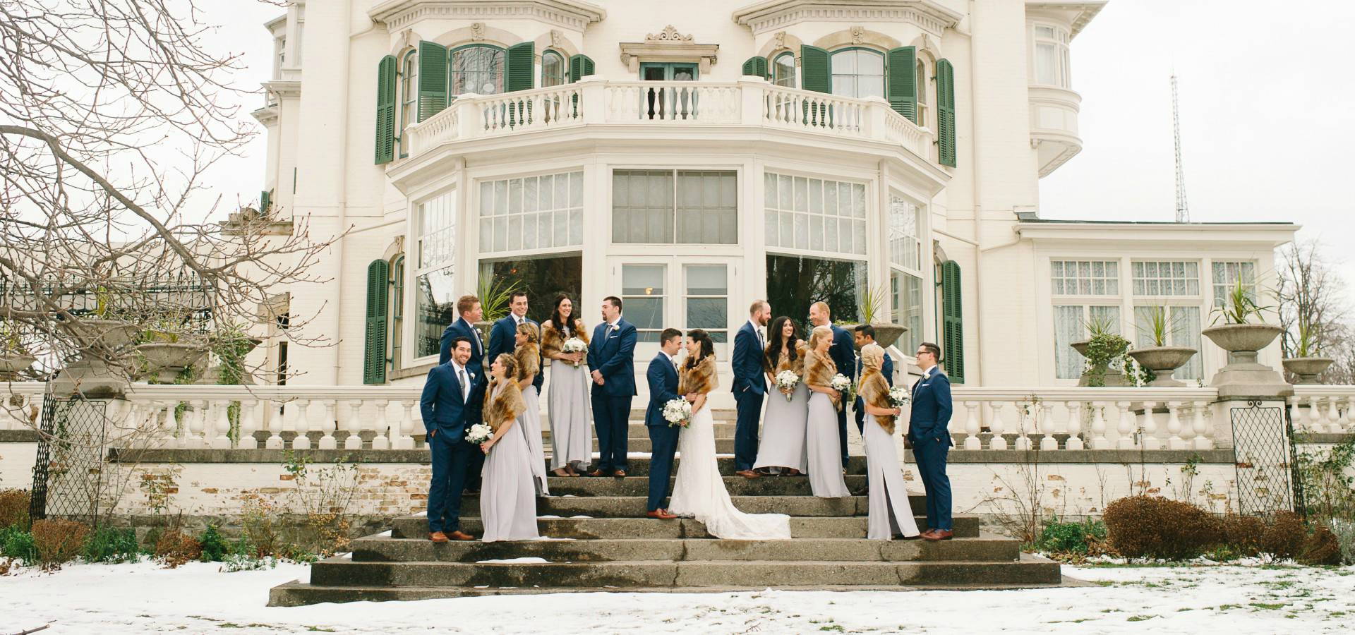 Hero image for Andrea and Laird’s Lovely Winter Wedding at Storys Building