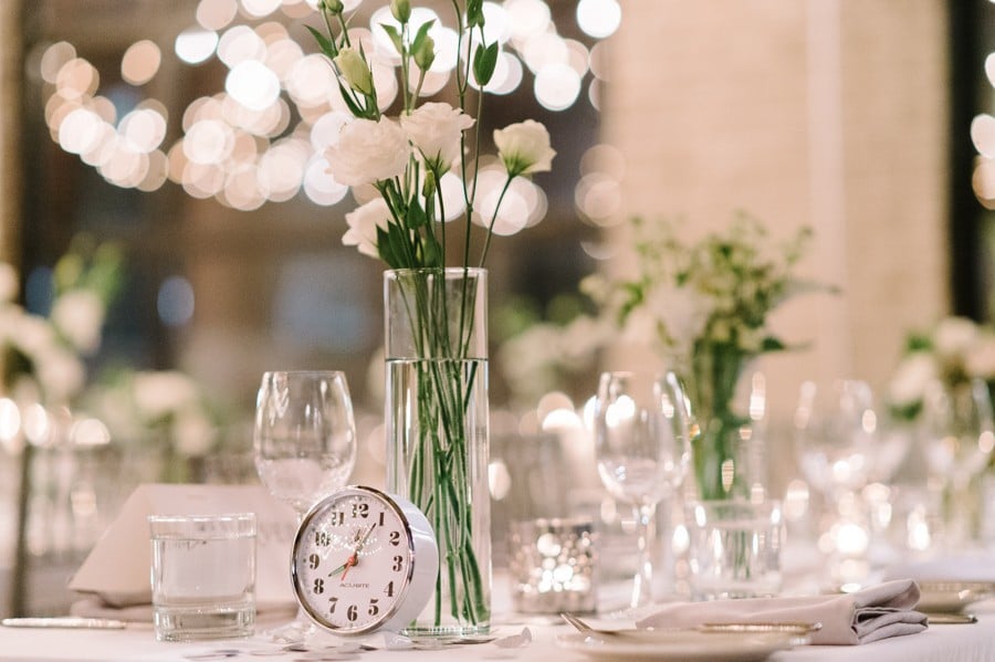 Coquette Studio Floral Design featured in Andrea and Laird’s Lovely Winter Wedding at Storys Building