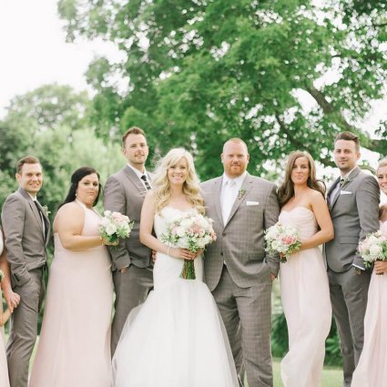 Opening Night Flowers featured in Karly and Tyler’s Charming Wedding at Deer Creek Golf Club