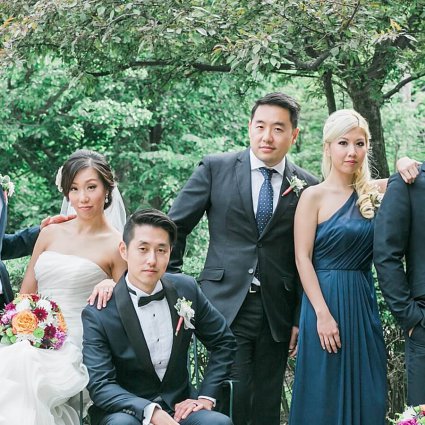 Vera Wang featured in Jessica and Hao’s Colourful Wedding at Estates of Sunnybrook