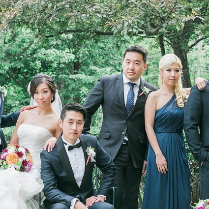 Dynamic Vibe Entertainment featured in Jessica and Hao’s Colourful Wedding at Estates of Sunnybrook