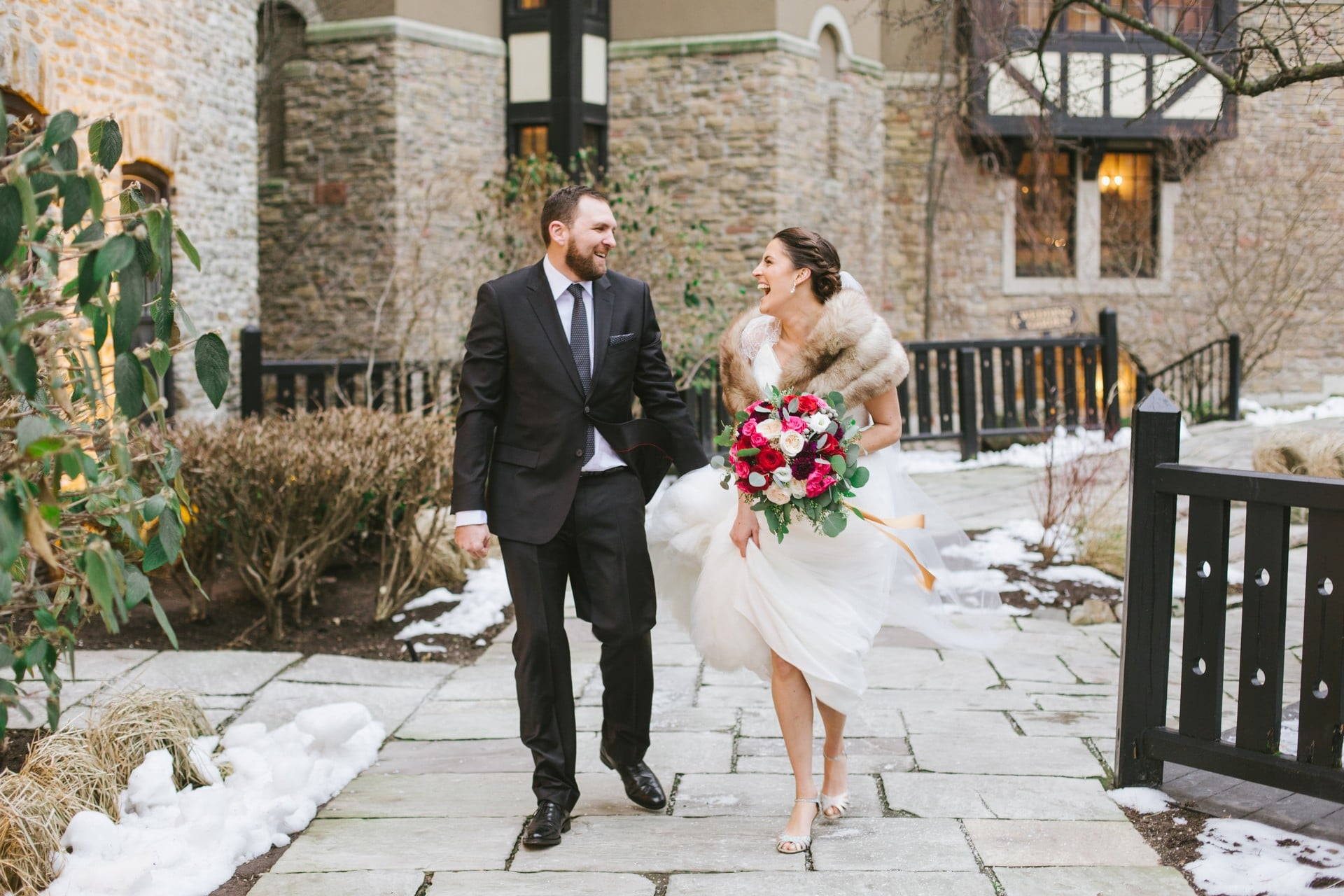 Hero image for Amy and Eryn’s Stunning Wedding at Steam Whistle Brewery