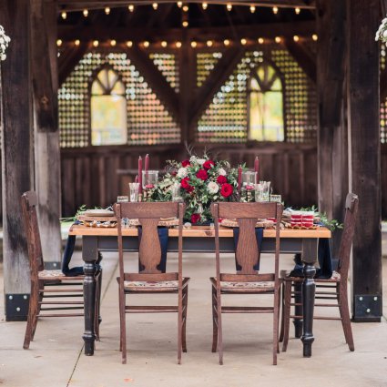 Cabin Calligraphy featured in A Stunning Vintage Beauty Style Shoot at Belcroft Estates