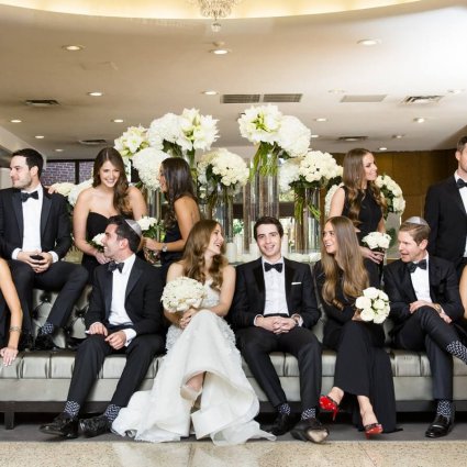 The Event Boutique featured in Madison and Josh’s Stunning Wedding at Adath Israel Synagogue