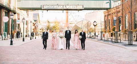 Jen and Ben's Intimate Wedding at The Distillery District's Archeo