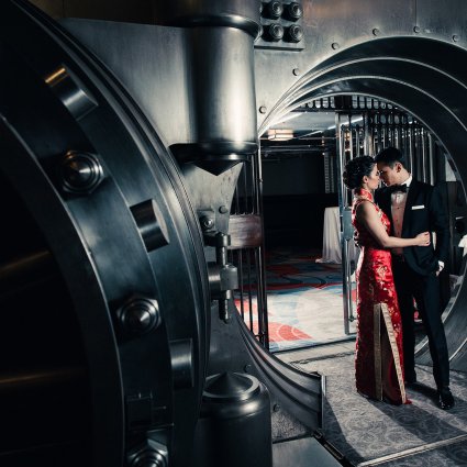 Rhythm Force featured in Stefanie and Steven’s Elegant Black-Tie Wedding at One King West