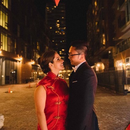 DJ Shamz featured in Alissa and Jonathan’s Sweet Wedding at The Fermenting Cellar