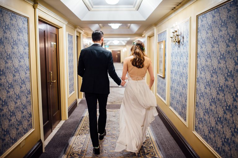 Hero image for Erin and Chris’ “Paint Splatter Meets Enchanted Forest” Themed Wedding at District 28