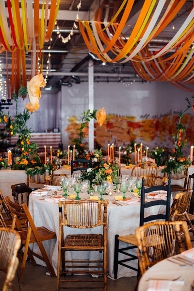 Erin and Chris' "Paint Splatter Meets Enchanted Forest" Themed Wedding at District 28