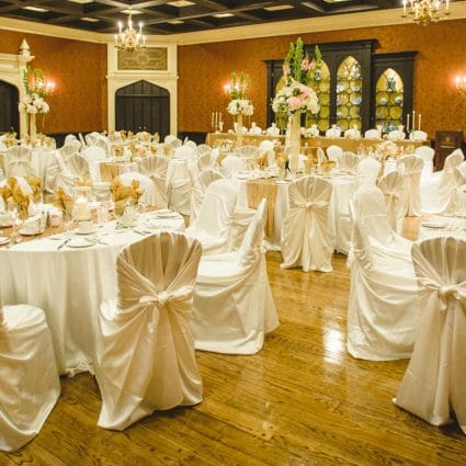 Right Choice Linen Rentals featured in The Old Mill Toronto’s 2017 Wedding Open House