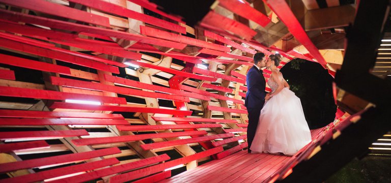 Hero image for Margarita and Andy’s Elegant Wedding at Palais Royale