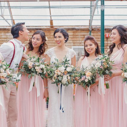 Windy Chiu featured in Angela and Marvin’s Magical Garden Inspired Wedding at The Ma…