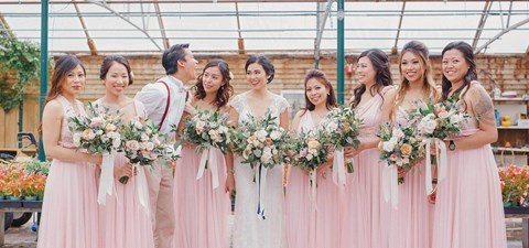 Angela and Marvin's Magical Garden Inspired Wedding at The Madison Greenhouse