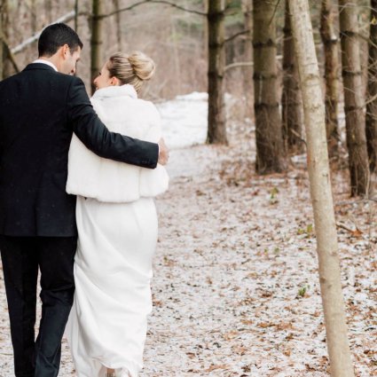 Ferris Wheel Press featured in Mardi & Mark’s Elegant Wedding at The Warehouse Event Venue