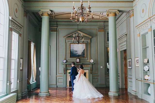 Jenn and Kevin's Rustically Elegant Wedding at York Mills Gallery