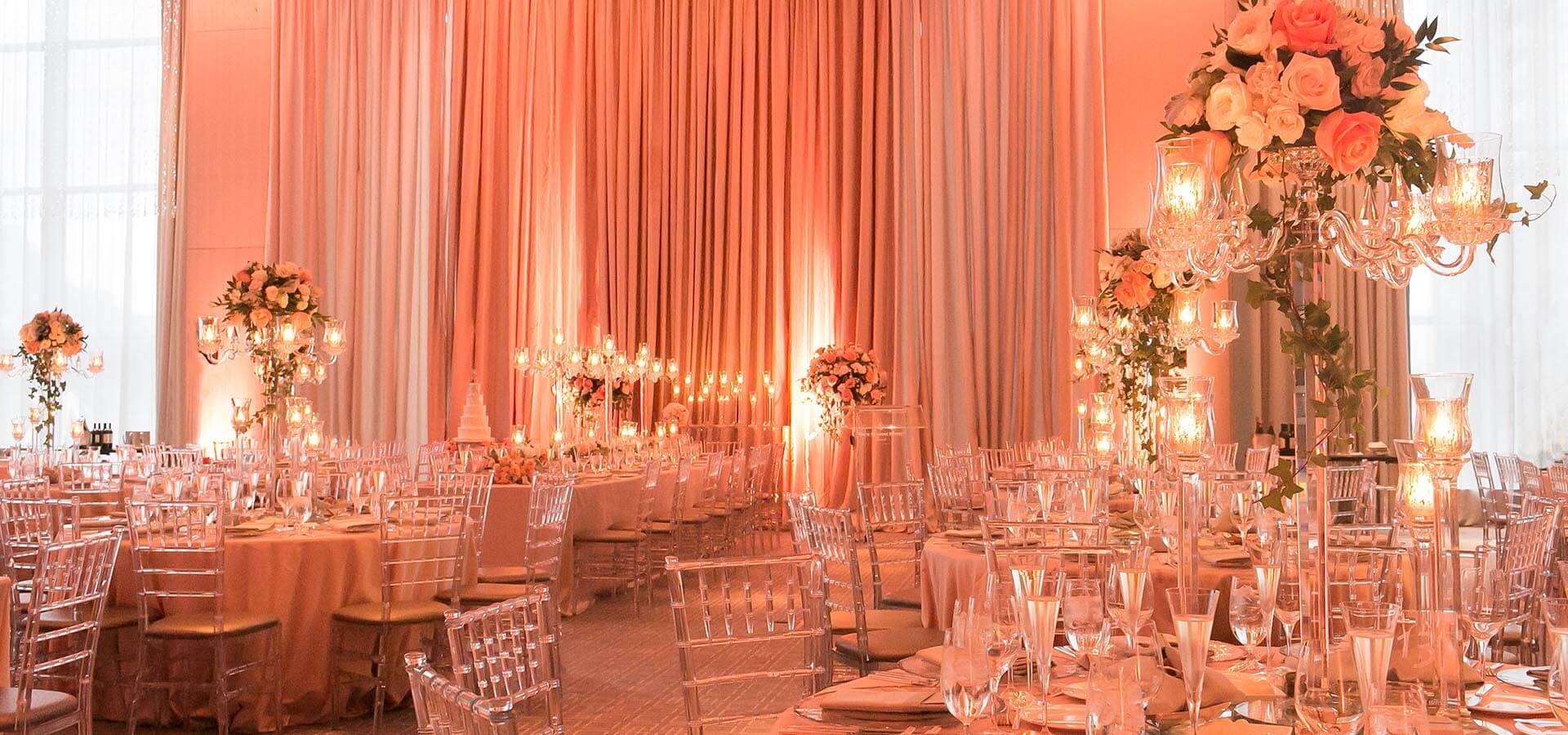 Hero image for Kristen and Jimmy’s Blush Pink Wedding at the Four Seasons Hotel